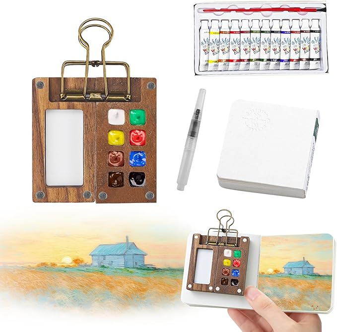 Read more about the article Pcs Portable Watercolor Palette – 8 Grids Travel