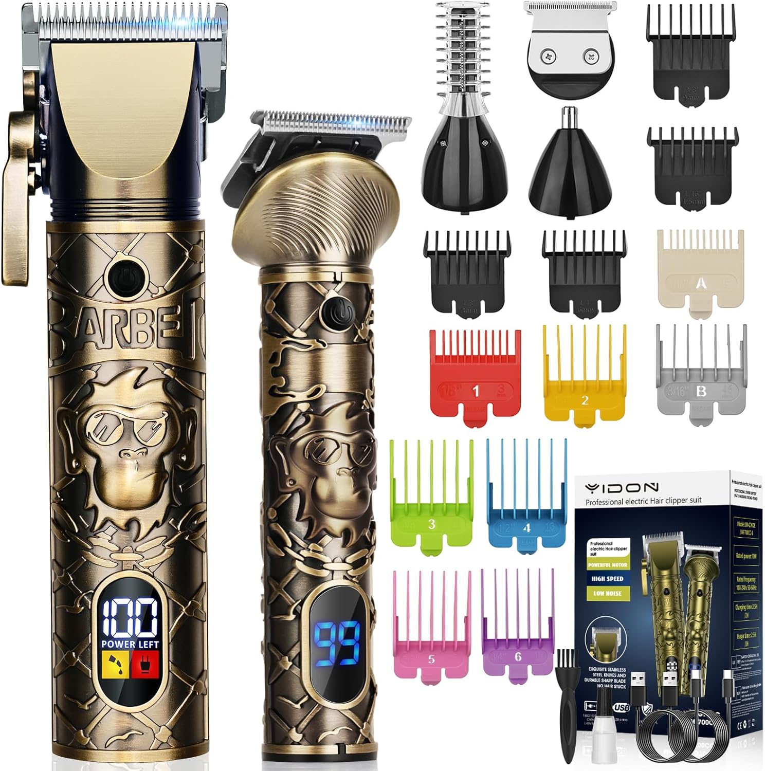 Read more about the article YIDON Beard Trimmer Men, Professional Hair Clippers