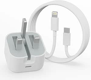 Read more about the article iPhone Fast Charger, 20W iPhone USB C Fast Charger Plug with 2M iPhone USB C Fast Charging Cable