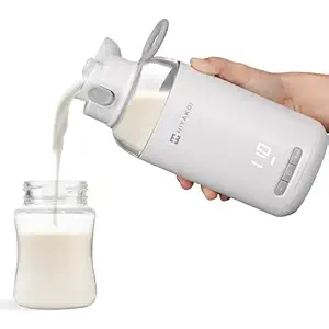 Read more about the article Portable Milk Warmer Cordless, HIYAKOI Fast Heating for Breast Milk, Formula & Water, Baby-Safe Tritan Material, 6-Hour Heat Retention, 9oz Capacity, Perfect for Travel