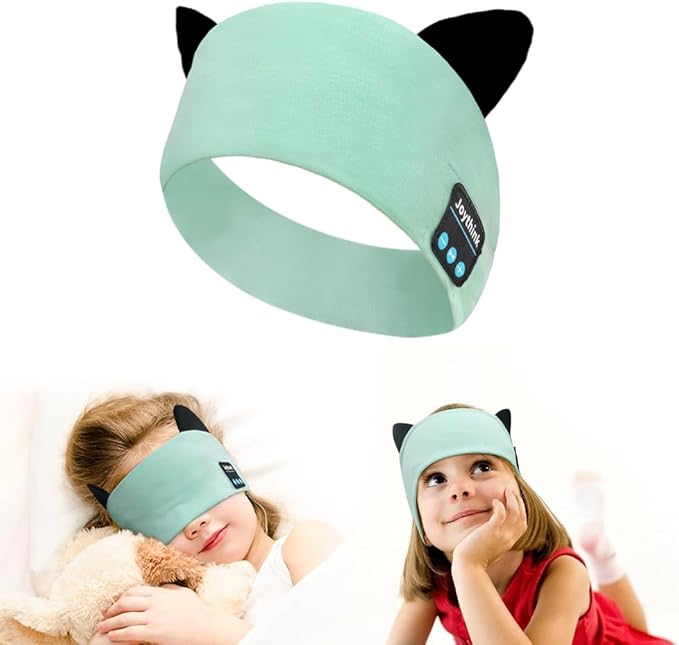 Read more about the article Joythink Kids Bluetooth Headband Headphones Sleep Mask Wireless Earphones Built in Thin Speaker Kids Adjustable Sports Headset for Girls