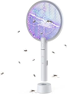 Read more about the article Mosquito Insect Wasp Killer Trap Fly Killer, UV Mosquito Bug Zapper, USB Rechargeable Fly Bug Zapper Racket for Home Indoor Outdoor Pest Control