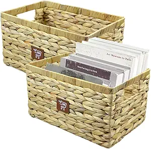 Read more about the article Wicker Basket – Trendy Cart Baskets for Organizing, Storage Basket with Built-in Handles,