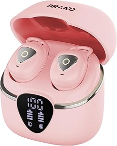 Read more about the article Wireless Earbuds, Bluetooth 5.4 Headphones with Deep Bass, Wireless Earphones with 4 ENC Noise Cancelling