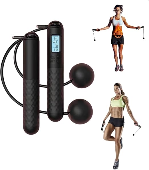 Read more about the article Ropeless Skipping Rope, Cordless Skipping Ropes for Adults, Wireless Skipping Rope with Counter S
