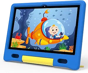 Read more about the article ApoloMedia Kids Tablet 10 inch, Android 13 Tablet for Kids with Google Kids Space, Pre-Installed Educational Apps and Parental Control, 2+32GB Storage, 5000mAh, Eye Protection Mode,