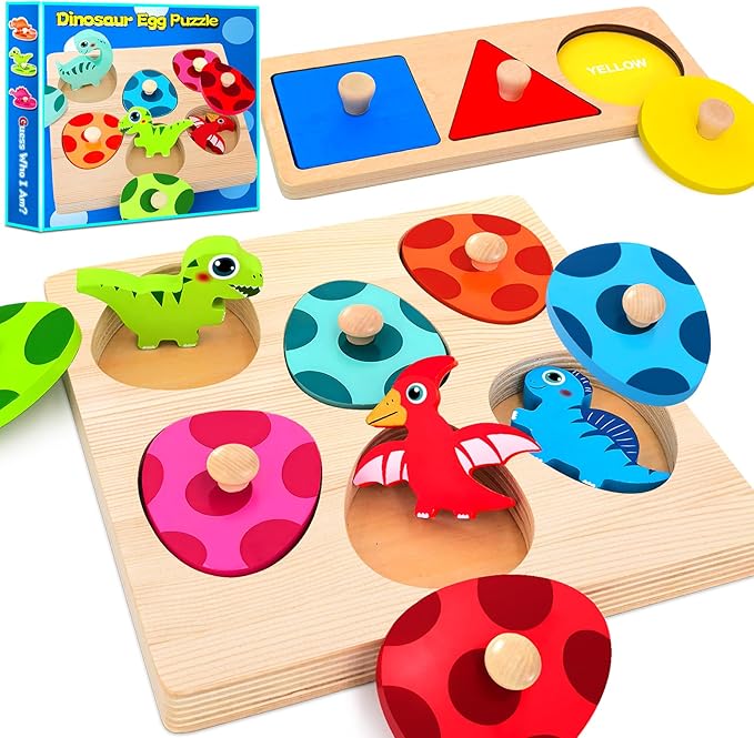 Read more about the article Wooden Peg Puzzle for Toddlers