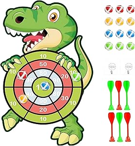 Read more about the article inosaur dart board for kids