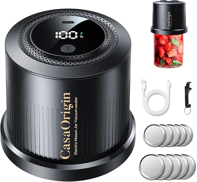 Read more about the article Electric Mason Jar Vacuum Sealer Kit
