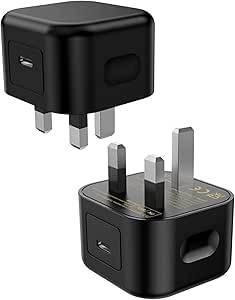 Read more about the article luregirl usb c fast charger plug 25w,2-pack -black