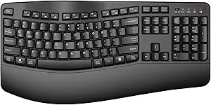 Read more about the article QUASIO Ergonomic Wireless Keyboard with Wrist Rest