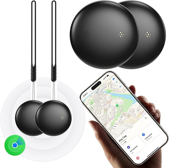 Read more about the article 2 Pack Key Finder Air Smart Tracker Tag – Object Finder, Compatible with the Find My app (iOS 14.5+ only), Worldwide Tracking, Replaceable Battery, Tracker for Keys/Suitcases/Bags