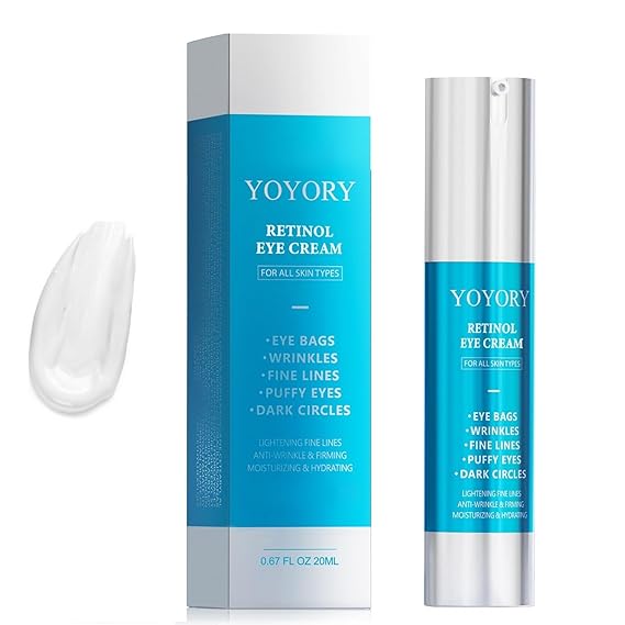 Read more about the article Retinol Eye Cream for Dark Circles & Eye Bags, Fade Wrinkles, Fine Lines,Hyaluronic Acid Skin Care Treatment for Women and Men, 20ML