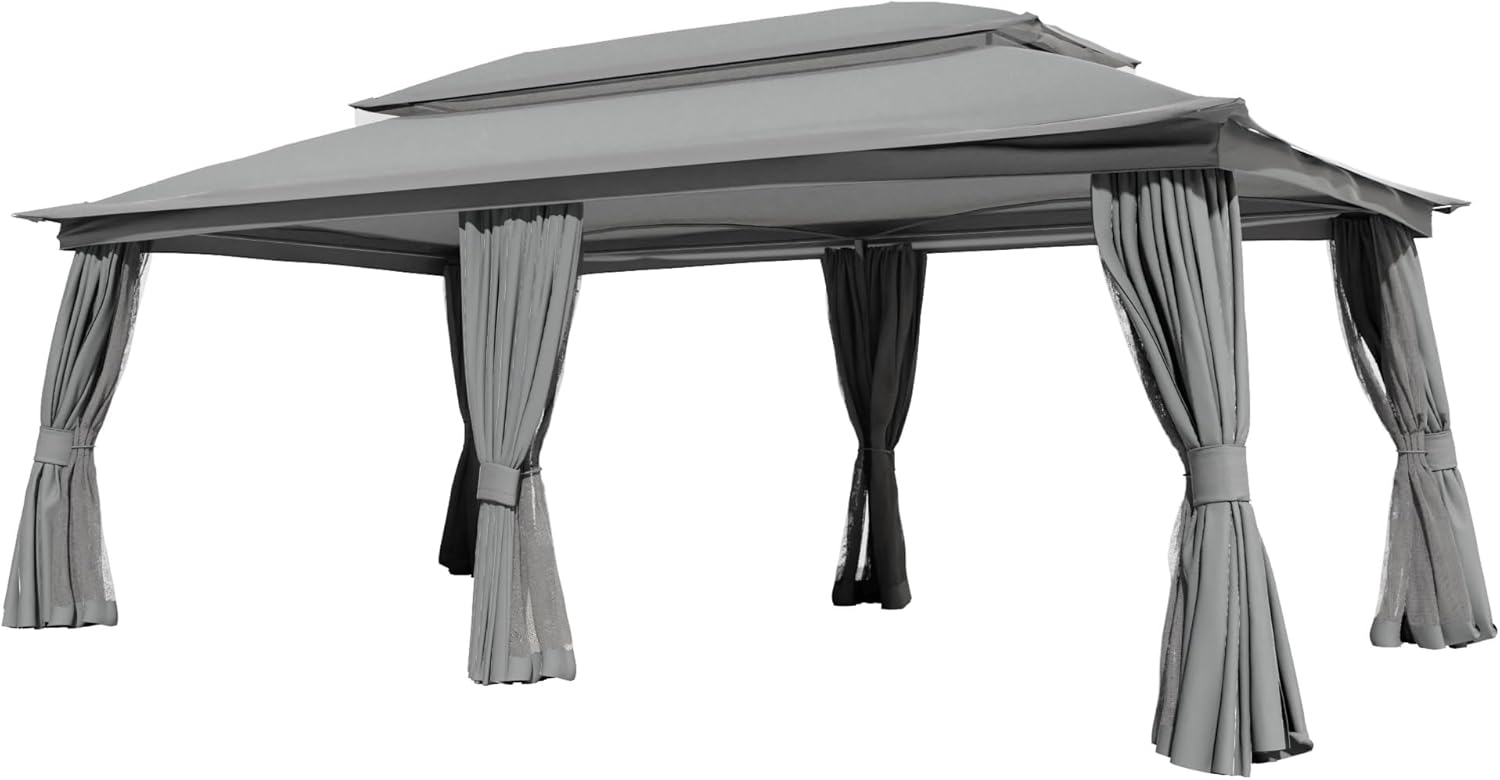Read more about the article 10×20ft outdoor gazebo tent with double roof