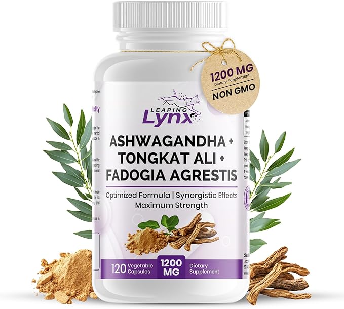 Read more about the article Ashwagandha + Tongkat Ali + Fadogia Agrestis – 120 Capsules