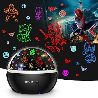 Read more about the article Superhero Night Light Projector for Boy