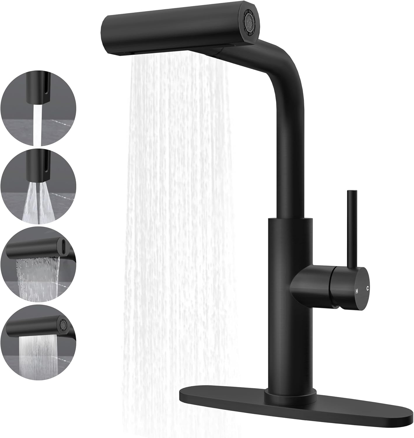 Read more about the article black waterfall kitchen faucet