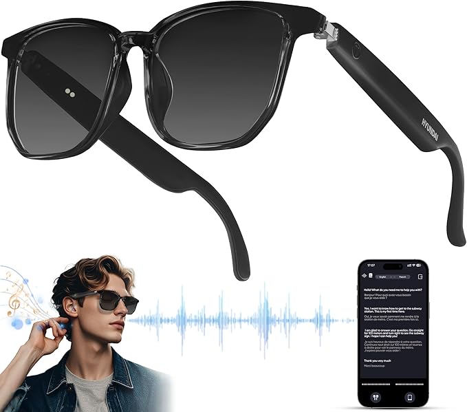 Read more about the article Smart Glasses with AI,Bluetooth Glasses with 110+ Translation