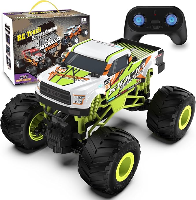Read more about the article Remote Control Car, 1:16 Scale RC Monster Truck for Boys, 2.4 GHz All Terrain RC Cars for Boys Girls 4-7 8-12, 20 Km/h Off Road RC Truck, Christmas Birthday Gift for Kids-Green