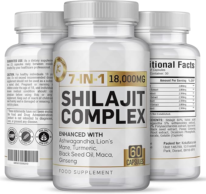 Read more about the article Shilajit 7 in 1 blend 18000mg