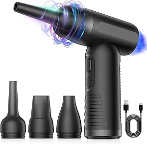 Read more about the article Charmarni Electric Duster – 4 Gear Adjustable 100000RPM, Cordless Air Blower for Laptop