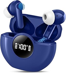 Read more about the article True Wireless Bluetooth 5.4 Headphones,48H Playback LED Power Display Screen Earphones with 14.2mm Driver