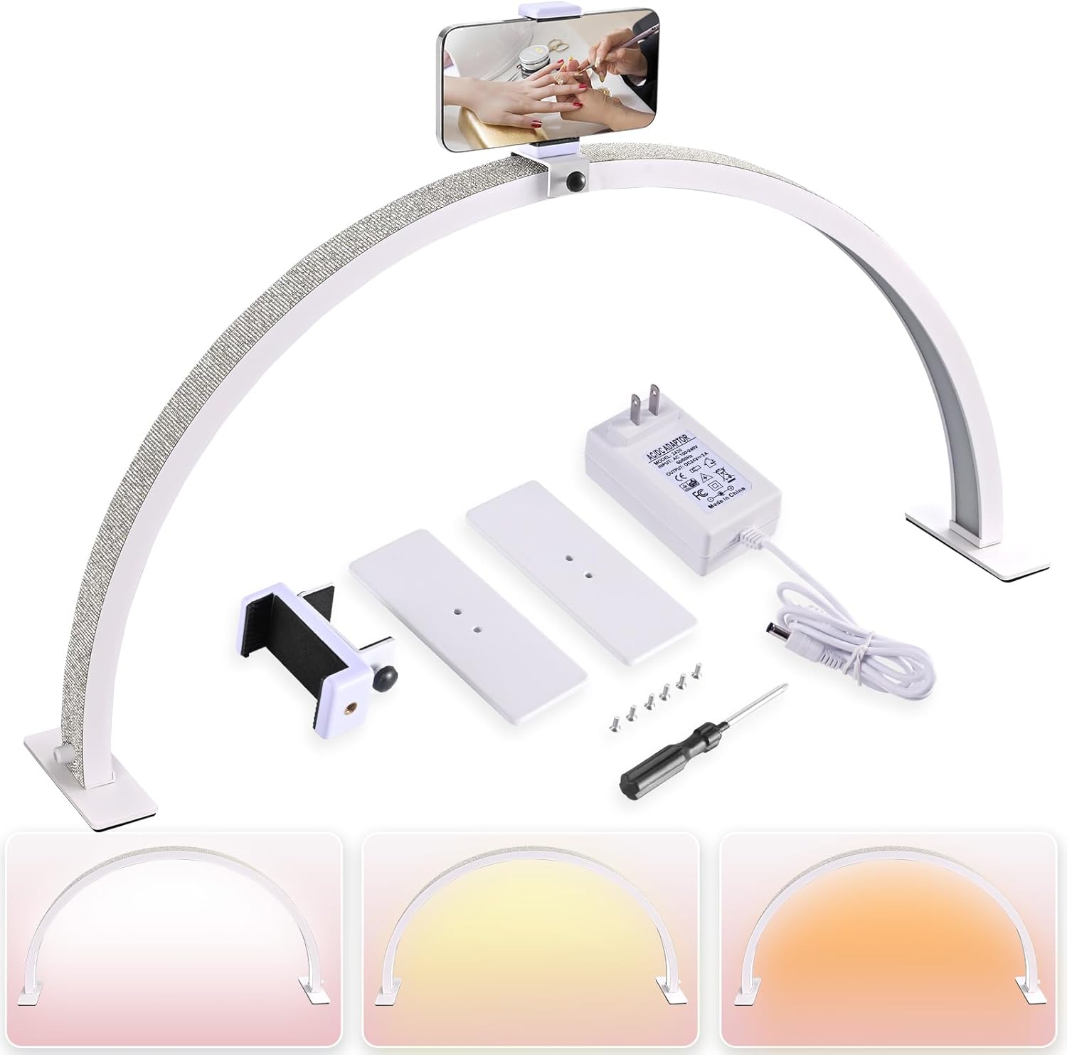 Read more about the article Half moon nail desk lamp