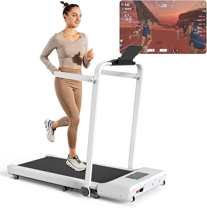 Read more about the article Walking Pad Treadmill for Home with Incline 300LBs Weight Capacity Folding Treadmill with Handle Bar 3.0HP