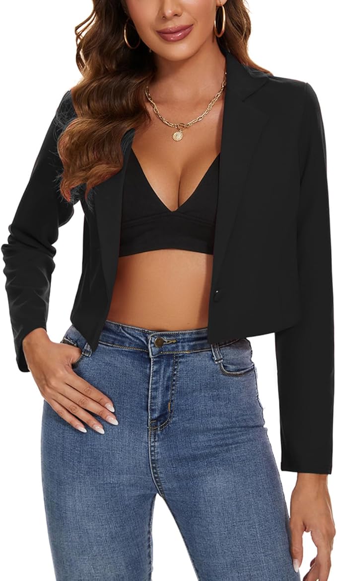 Read more about the article Women’s Blazer Womens Cropped Blazer