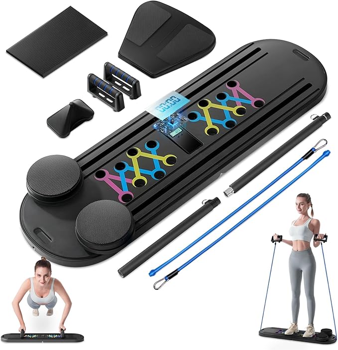 Read more about the article INSMEER Pilates Reformer Machine, Foldable Pilates Board for Home with Automatic Rebound Ab Roller, Multifunctional Ab Exercise Board