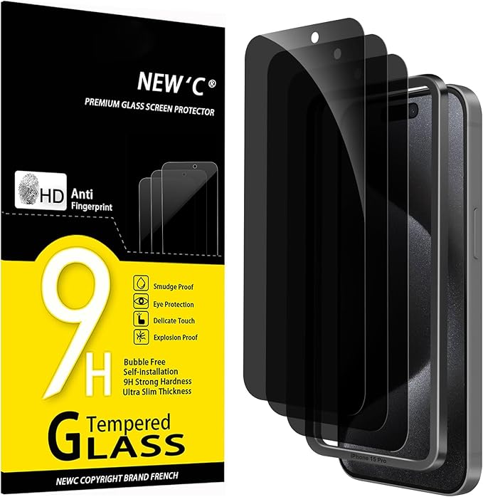 Read more about the article New’c3 pas privacy for iPhone 15 pro screen protector