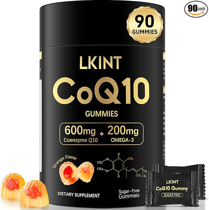 Read more about the article CoQ10 Gummies, Co Q 10 Supplement Sugar Free, Cq10 600mg with Omega 3 & Vitamin E, High Absorption Coenzyme Q10 Gummies for Heart Heathy, Energy & Antioxidant