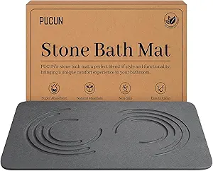 Read more about the article Stone Bath Mat Diatomaceous Earth Shower Mat