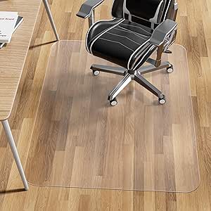 Read more about the article WASJOYE Chair Mat for Hard Floor, Computer Chair Mats 75x120cm Office Chair Mat Floor Protector, Transparent Clear PVC Floor Mats