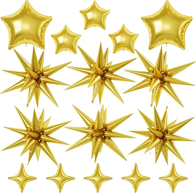 Read more about the article Gold Star Balloons