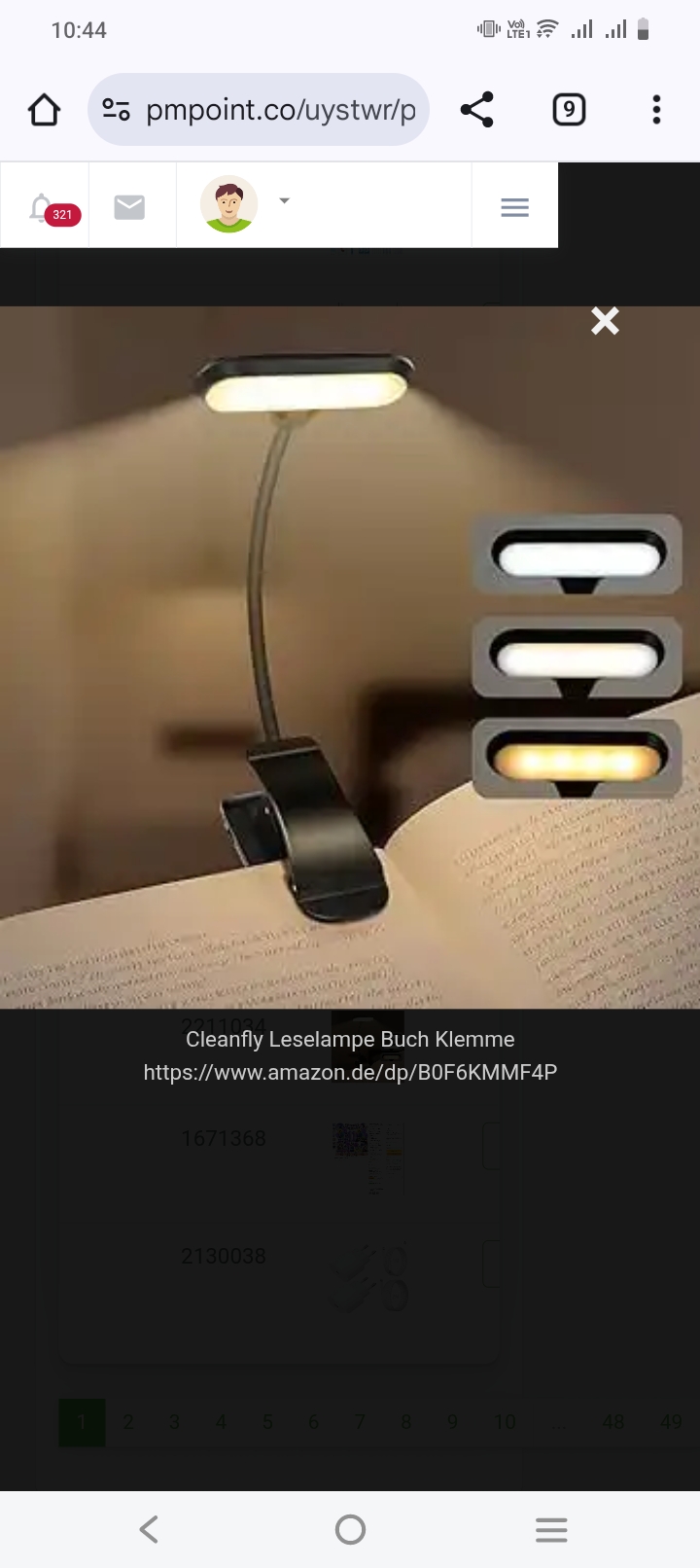 Read more about the article Cleanfly Leselampe Buch Klemme