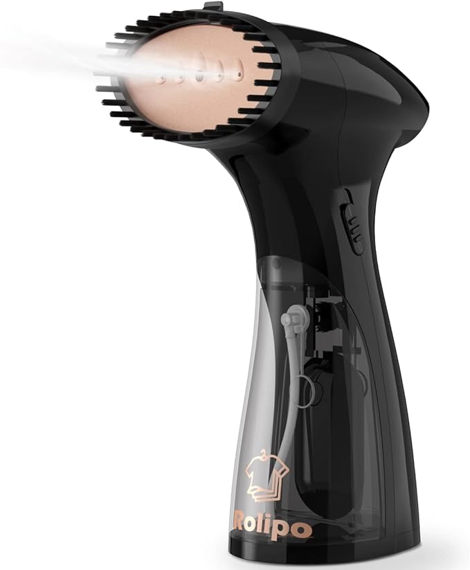 Read more about the article Rolipo Clothes Steamer Handheld Garment Steamer Clothing for Home, Office and Travel Use, Compact and Lightweight, Fast Heat-up Travel Steamer