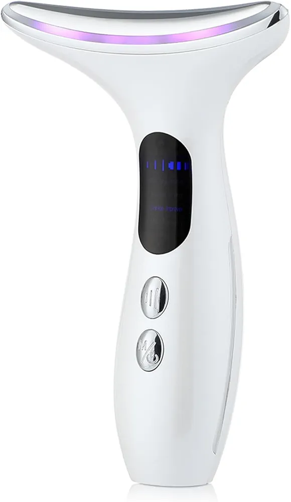 Read more about the article 025 New Face Massager Facial Lifting Device: Electric Neck Lift Machine 45°C ±5°C Heat EMS Microcurrent 4 Massage Modes Toning Devices Wand Anti-Wrinkle – Anti -Aging Face Sculpting Device，White