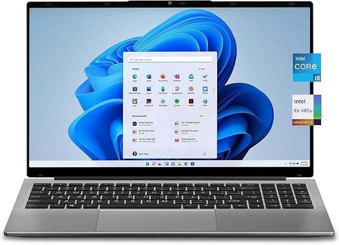 Read more about the article jumper 2025 Laptop 15,6 Zoll FHD IPS Display, 12th i5-12450H (bis zu 4,4 GHz), 16 GB DDR4 512 GB NVME SSD Notebook, Vier