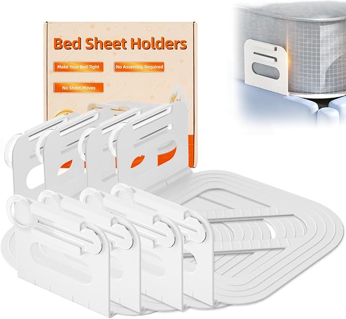 Read more about the article 4PCS Bed Sheet Holders with Lock Strips