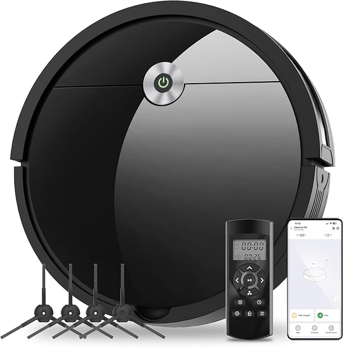 Read more about the article Robot Vacuum Cleaner with 2800Pa Suction, 140 Mins Run Time, Upgraded Suction Inlet Robot Vacuum