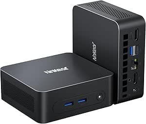 Read more about the article Mini PC N100, Mini Computer mit USB-C, 16GB DDR4 RAM 512GB M.2 SSD Mini Gaming PC, 4K-Doppeldisplay,