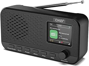 Read more about the article OiDiPi DAB Radio with Bluetooth, Rechargeable Digital FM Radio, Battery Powered Portable DAB+ Radio, 2.4″ Large Color Display, 40 Preset Stations, Dual Alarms Clock, Sleep Timer, 9 Hours Running Time