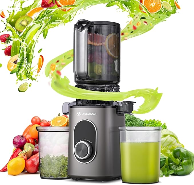 Read more about the article Cold Press Juicer, 4.35″ Large Feed Chute