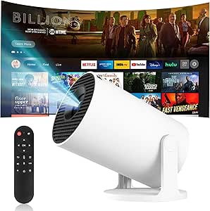 Read more about the article Smart Projector for Home Mini Projector 4K Netflix Certified Portable Projector with 1080P Full HD Support Auto Keystone for Bedroom Home Outdoor Movies