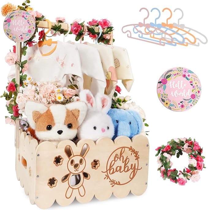 Read more about the article Wooden Baby Shower Crate Closet