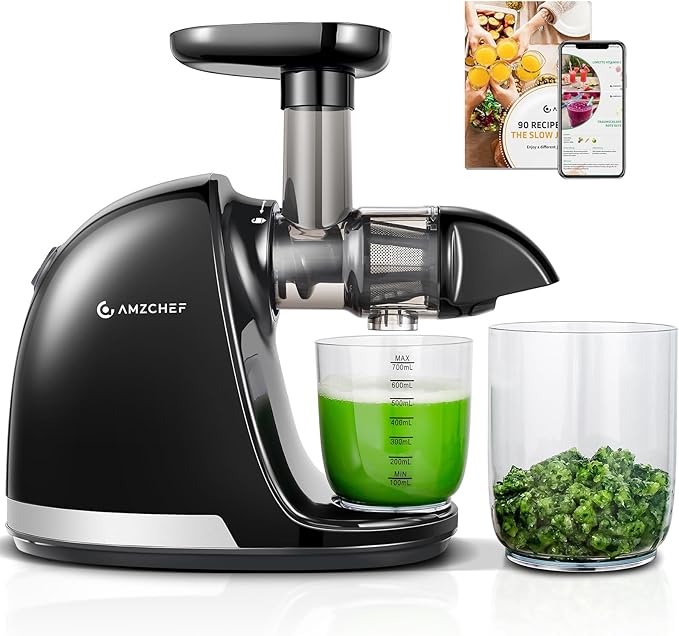 Read more about the article AMZCHEF Juicer Machines – Cold Press Slow Juicer – Masticating Juicer for Whole Fruits and Vegetables – Delicate