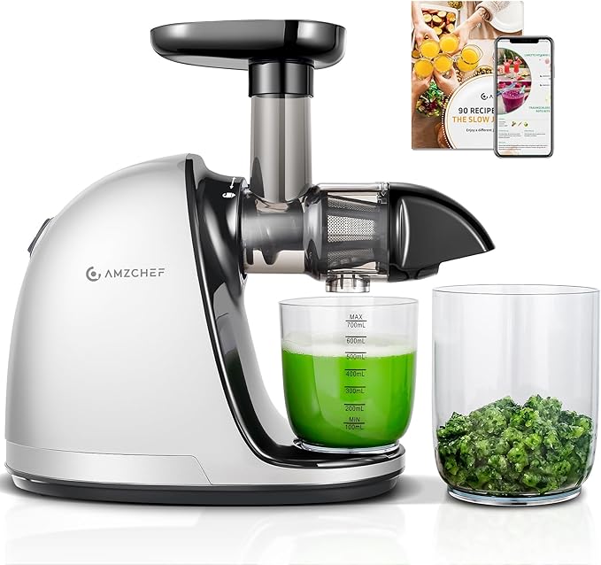 Read more about the article AMZCHEF Juicer Machines – Cold Press Slow Juicer – Masticating Juicer for Whole Fruits and Vegetables – Delicate