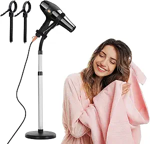 Read more about the article Erytlly Hair Dryer Stand Hands-Free Adjustable 360-Degree