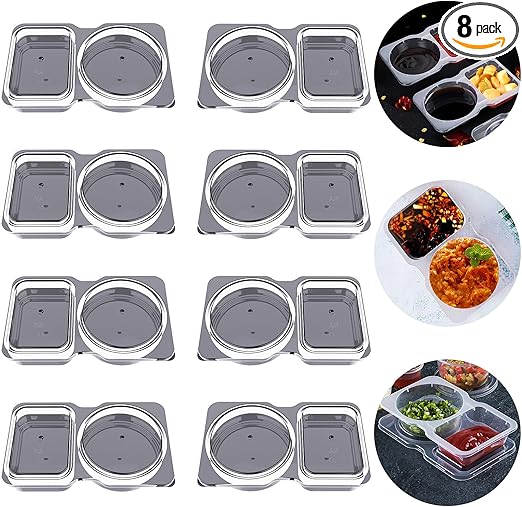 Read more about the article Double Compartment Condiment Container With Lids